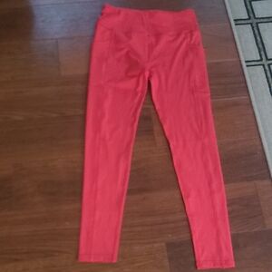 Vibrant Red Leggings